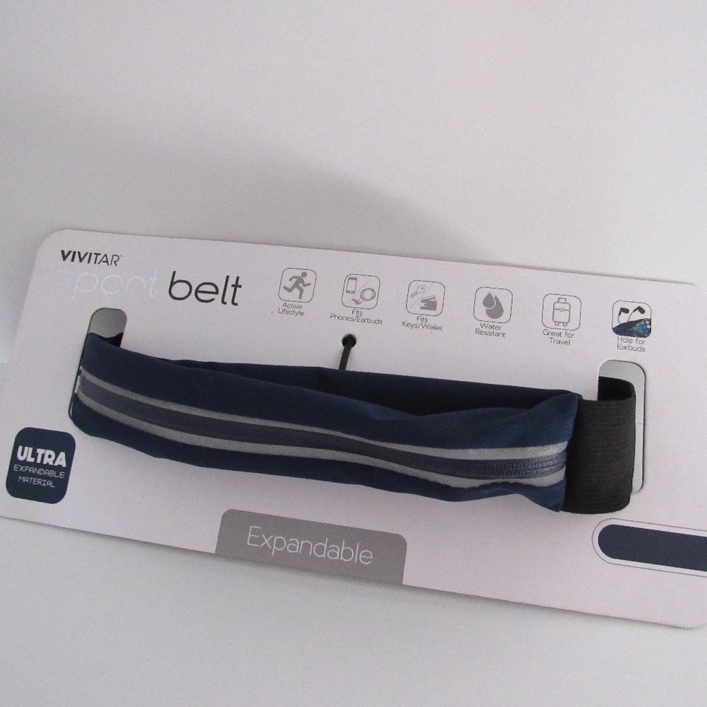 Vivitar Blue & Gray Sport Belt NWT